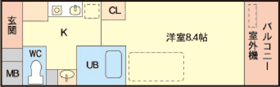 学生寮間取り